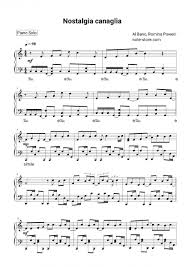 Iniziare la visualizzazioe della pagina: Al Bano Romina Power Nostalgia Canaglia Sheet Music For Piano Download Piano Solo Sku Pso0027478 At Note Store Com