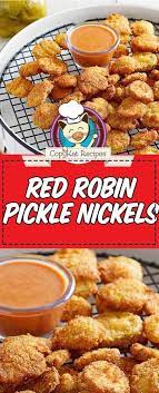 Best Ever Copycat Red Robin Pickle Nickels Aka Fried Pickles Recipe Fried Pickles Copykat Recipes Pickling Recipes