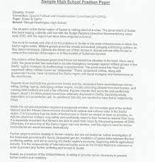 Position essay examples to help you grasp the idea. How To Write A Position Paper For A Crisis Committee Mun