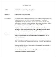 He or she plans and implements department strategies and. Art Director Job Description Template 8 Free Word Pdf Format Download Free Premium Templates
