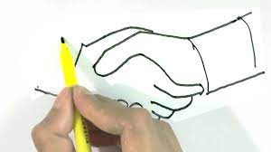 Maklik tekening idees vir die hele gesin. How To Draw Handshake In Easy Steps For Beginners Youtube
