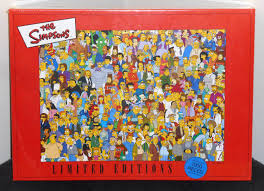 Maybe you would like to learn more about one of these? Limited Editions 97188 The Simpsons Characters Montage 1000 Piece Jigsaw Puzzle 2001 Nib Sealed The Simpsons Simpsons Characters Baby Disney Characters