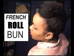 Natural hair refers to black hair that hasn't been chemically altered with straighteners, relaxers or texturizers. Quick French Roll Bun On Fine Natural Hair