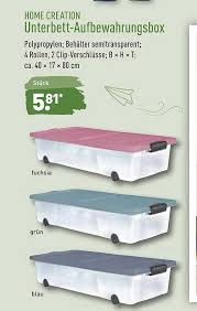 Hallo, ich bin gregor und habe diese seite. Home Creation Unterbett Aufbewahrungsbox Angebot Bei Aldi Nord