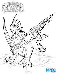 Black Dragon Coloring Sheet From The Skylanders Trap Team Video Game More Skylanders Conten Coloring Pages Coloring Pages Inspirational Cartoon Coloring Pages