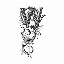 Download Clip Art Fancy Antique Monogram Svg Png Jpg Ornamental Penwork Initial Letter H Vector Clipart Vintage Victorian Capital Letter H Art Collectibles