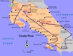Map Of Costa Rica And Panama Celebrity Image Gallery Costa Rica Map Costa Rica Map