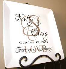 Personalized Wedding Gift Custom Porcelain Plate With Couple Monogr Wedding Plates Personalized Personalized Wedding Gifts Personalized Wedding Gifts Couple