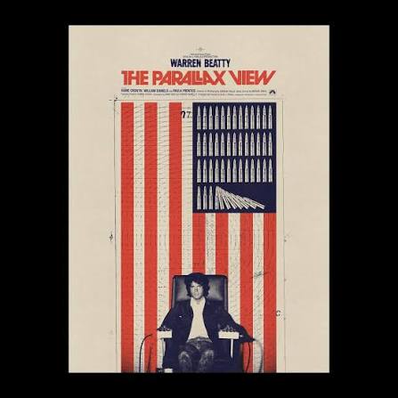New Work THE PARALLAX VIEW Dir: Alan J. Pakula The latest poster in my  ongoing 50s-80s Thriller movie project is one ive been wanting to make for a  couple of years (and
