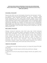 Kertas kerja ini disediakan untuk pertimbangan semua ahli kelab untuk mengadakan. Kertas Kerja Majlis Berbuka Puasa Bulan Ramadhan2