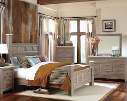 Rustic Natural Gray Panel Poster Bedroom Set American Freight Rustic Bedroom Sets Bedroom Sets Modern Bedroom Furniture