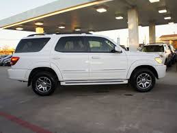 2005 Toyota Sequoia Pearl White Automobile Sequoia Toyota