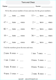Common core » 1st grade math standards » number & operations in base ten » understand download the pdf: Printable Primary Math Worksheet For Math Grades 1 To 6 Based On The Singapore Math Curriculum