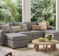 LINSY HOME Module de siège simple pour canapé modulaire avec rangement,  housses de coussin amovibles et lavables en machine, canapé sectionnel ...
