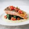 For a casual dinner, it's hard to beat grilled corn as a side dish on a salmon dinner menu. 3