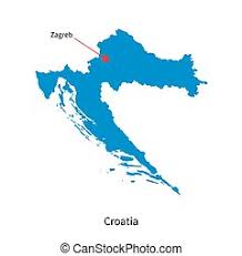 Avec ses deux parties reliées par l'un des plus courts funiculaires au monde, zagreb plaira à tous par la diversité de ses quartiers. Carte Croatie Ville Zagreb Carte Zagreb Provinces Highlighted Croatie Ville Canstock