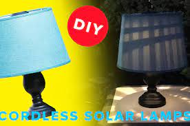 Love these easy diy ideas you can do yourself!! Diy Solar Powered Outdoor Lamp