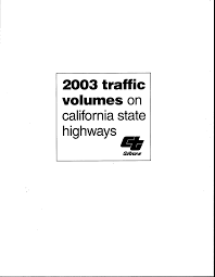 2003 Traffic Volumes on California State Highways