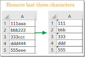 How do i remove invisible characters in excel? How To Remove First Or Last N Characters From A Cell Or String In Excel