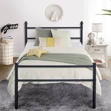 Choose a bed frame from amart furniture and a quality mattress to match. Metal Platform Twin Bed Frame Bed Box Spring Replacement W Headboard Walmart Com Walmart Com