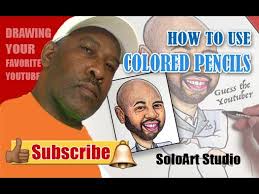 How to use color pencils for caricatures