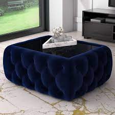 Check spelling or type a new query. Navy Velvet Storage Coffee Table With Glass Top Clio Furniture123