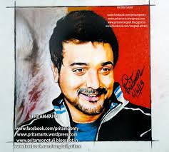 Rong Tuli- a eGallery of Drawings: Prosenjit Chatterjee drawn by pritam saha  (Tollywood Actor)
