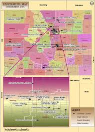 Colorado Universities Map University Of Colorado Colorado Map Colorado