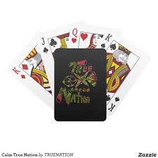 Calm True Nation Playing Cards Cards Custom Deck Of Cards