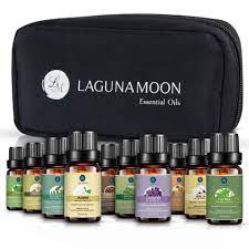 Lagunamoon premium essential oils set, 20 pcs pure natural aromatherapy oils lavender frankincense peppermint rose rosemary sandalwood 4.7 out of 5 stars 15,159 $32.99 $ 32. Buy Lagunamoon 100 Pure Essential Oil Set Aromatherapy 10 Pack Online In Taiwan 953257002