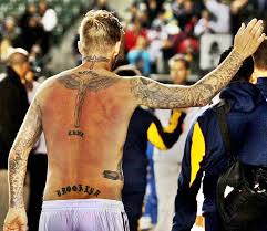 David beckham is the english this david beckham tattoo pics list features the names of wife, three sons, and daughter. David Beckham Tattoos David Beckham Tattoos Meanings