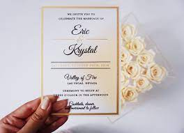 Chic Modern Acrylic Invitations In Black Gold Acrylic Wedding Invitations Acrylic Invitations Wedding Invitations