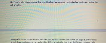 #aumsum #kids #science #education #children. 3b Explain Why Biologists Say That A Cell Is Alive Chegg Com