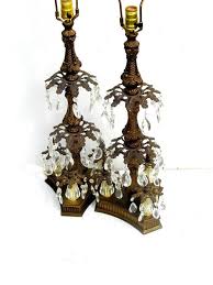 Home antique victorian crystal glass (6). Home Living Lighting Vintage Rococo Crystal Lamp Hollywood Regency Loevsky Victorian
