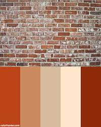 In addition, even if the combination of modern houses and brick walls sounds off, these walls are the hot topic! Bricks Color Scheme From Colorhunter Com Brick Colors Brick House Exterior Colors House Paint Color Combination
