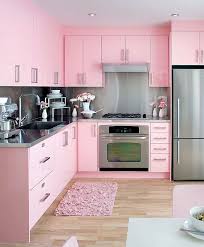 Pink Kitchen I Would Never Do This Ok Maybe I Would In The Perfect Apartment Space And If I Was Trying To Divo Pink Kitchen Chic Home Decor Retro Home Decor