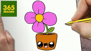 Comment Dessiner Fleur Kawaii Etape Par Etape Dessins Kawaii Comment Dessinfacile Dessinfacilea Dessin Kawaii 365 Dessins Kawaii Fleur Dessin Facile