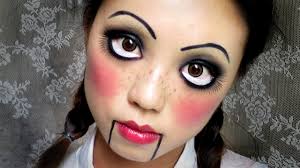 easy makeup creepy cute doll