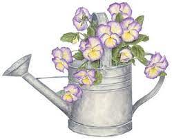 Garden In 2020 Whimsical Art Card Art Pansies