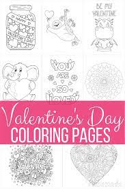 Other fun valentine's day card ideas that we have are our printable fingerprint poem and our no mess painting heart cards. 50 Free Printable Valentine S Day Coloring Pages