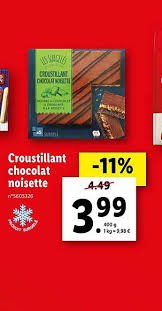 Offre Croustillant Chocolat Noisette Chez Lidl