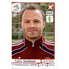 Buy Online Lars Jacobsen Denmark Panini Euro 2012