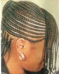 Natural Hairstyle With Braids Urban Hair Co Cornrows Hairstyle With Fringe Hair Styles Braided Hairstyles Braided Hairstyles Updo