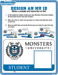We're your number one source for quality identification cards and novelty id's, such as press card, scannable employee id card, backstage passes with holograms, student cards for universities, driver's license for governments in germany, europe, usa, uk, asia and worldwide! New Monsters University Activity Sheets Available To Download Including An Id Card Lady And The Blog