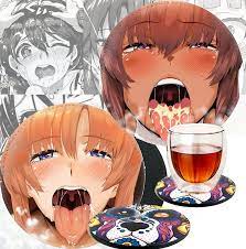Amazon.com: Yuhua Sexy Ahegao Hentai Girl Twins Valentines Day Gift Comic  Anime Quality Non-Slip PU Coaster Round 10CM 2PCS (AD21 Sexy Girl, 2-Piece  Set) : Home & Kitchen