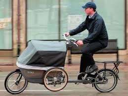 Carrier Cycle That Sort Of Folds Interesting Concept Of Mixing Bike With Cart Velo Fahrrad Fahrrad Konzept
