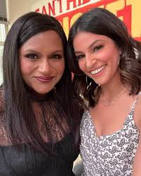 All of us constantly get asked what it's like to work with @mindykaling and  I feel like I'm never able to answer the question properly, because how do  you put in words