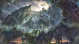 Maybe you would like to learn more about one of these? 4571917 Nature Digital Art Water Artwork Asian Architecture Fantasy Art Waterfall Trees Mountains Landscape Pagoda Wallpaper Mocah Hd Wallpapers