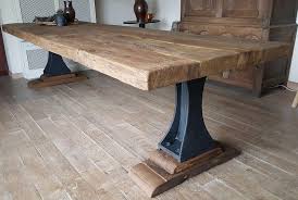 Tisch Industrie Design Mit Sonnenverbrannte Altholz Eiche Tischplatte Rustic Furniture Stores Industrial Design Furniture Industrial Table