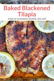 Baked Blackened Tilapia Slender Kitchen Recipe Tilapia Recipes Easy Baked Tilapia Recipes Tilapia Recipes